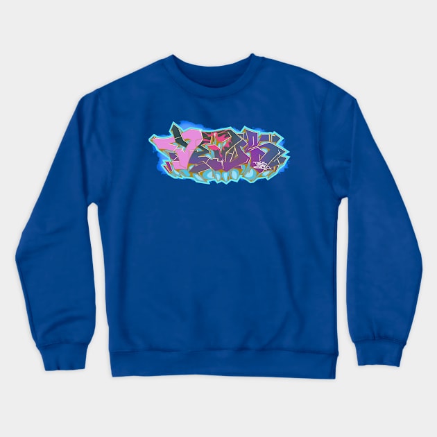 Dedos graffiti letters 4 Crewneck Sweatshirt by Dedos The Nomad